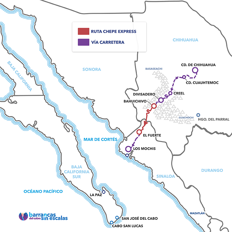 Ruta Chepe Chihuahua-Mochis