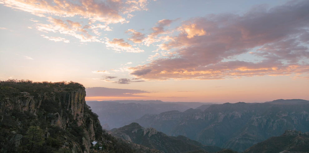 Amanecer en Barrancas del Cobre